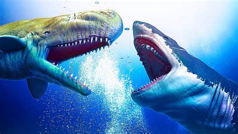 megalodon vs leviathan|MEGALODON VS LIVYATAN .